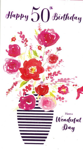 Picture of HAPPY 50TH BIRTHDAY CARD